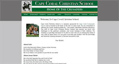 Desktop Screenshot of capechristianschool.org